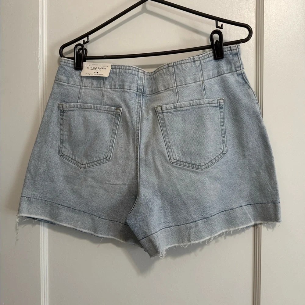 Maurices Light Blue Jean Shorts - Picture 2 of 5